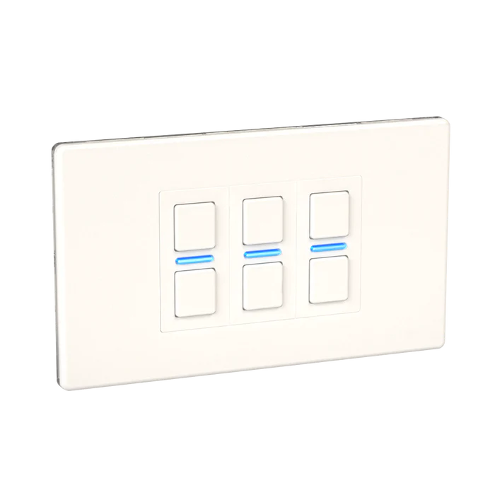 Lightwave Smart Dimmer (3 Gang) - White