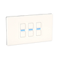 Lightwave Smart Dimmer (3 Gang) - White