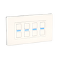 Lightwave Smart Dimmer (4 Gang) - White