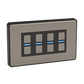Lightwave Smart Dimmer (4 Gang) - Stainless Steel