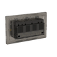Lightwave Smart Dimmer (4 Gang) - Stainless Steel