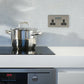 Lightwave Smart Socket (2 Gang) - Stainless Steel