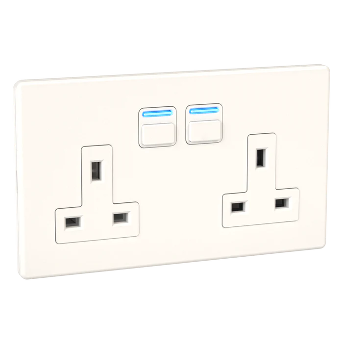 Lightwave Smart Socket (2 Gang) - White