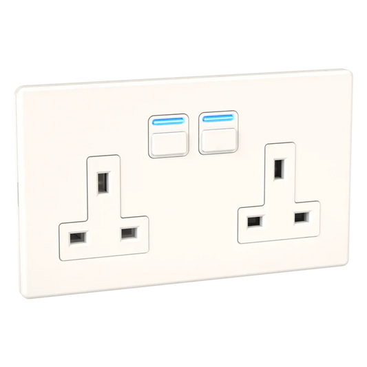 Lightwave Smart Socket (2 Gang) - White