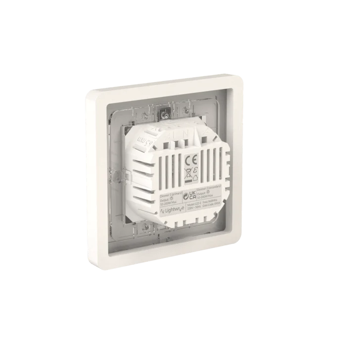 Lightwave Smart Dimmer (2 Gang) - White